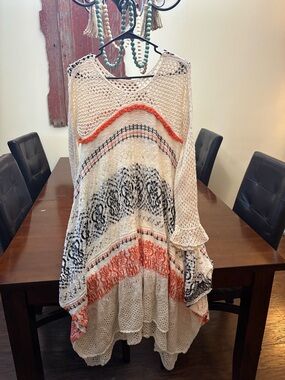 Anthropology dress or swimsuit cover up.